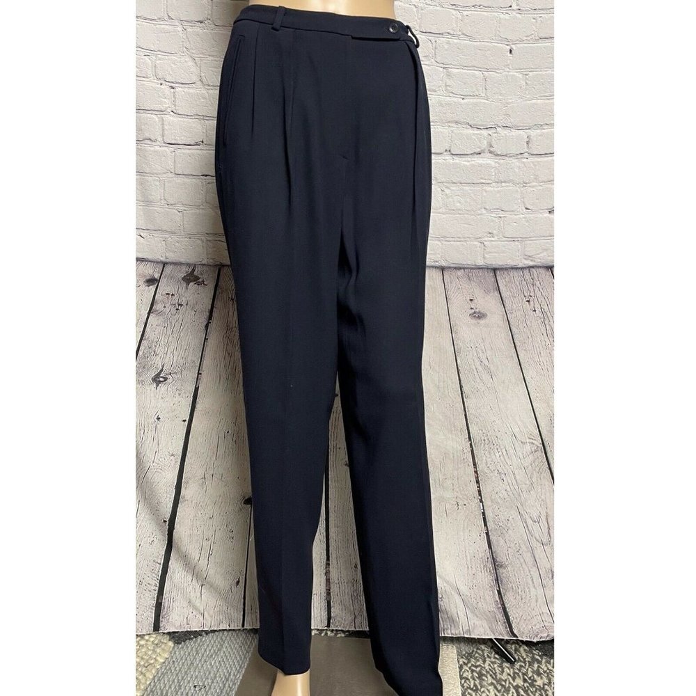 Emanuel Ungaro Navy Blue Dress Pants Size 4